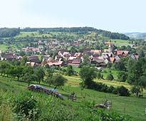 Geifertshofen mit Blick vom Imbergrain