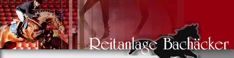 Reitanlage Bach&auml;cker & Springreiter